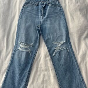 Blank NYC The Baxter RibCage High Rise Ankle Jeans